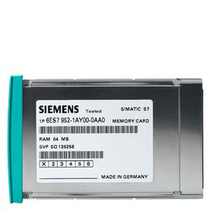 6ES7952-1AM00-0AA0 RAM Memory Card 4 Mbytes